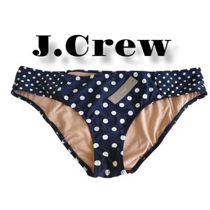 J.Crew Blue Polka Dots Bikini Bottom NWT! Size XXL